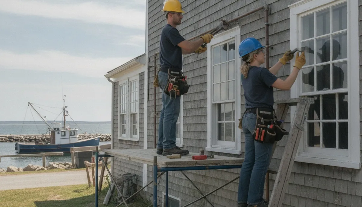 Professional plumber repairing pipes in Beverly, MA for residential plumbing service