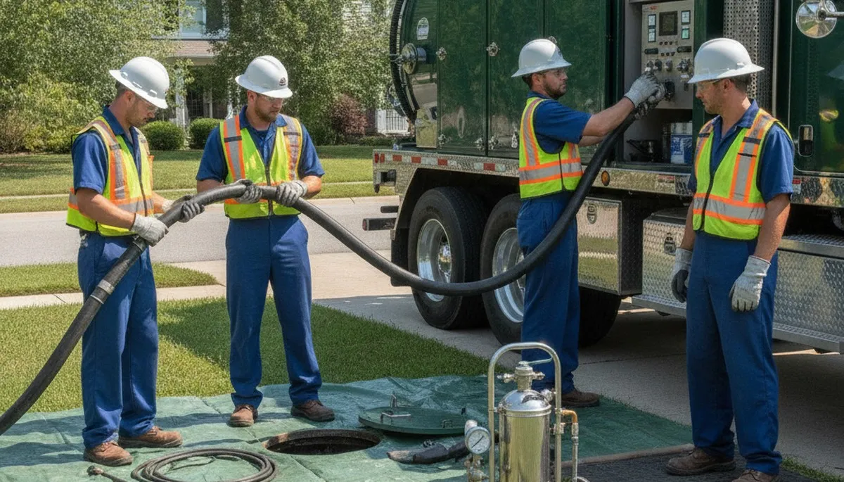 Septic pumping service in Beverly, MA for homes by On Call Plumbers