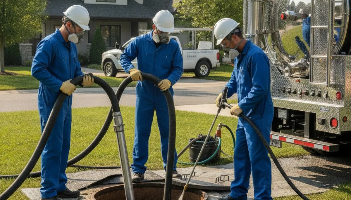 Septic tank cleaning service in Beverly, MA for residential plumbing maintenance